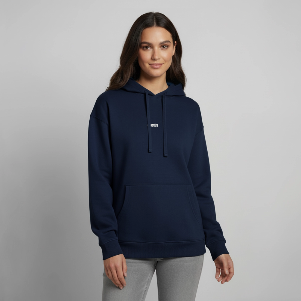 QF_BRAINS Oversized Unisex Hoodie - navy
