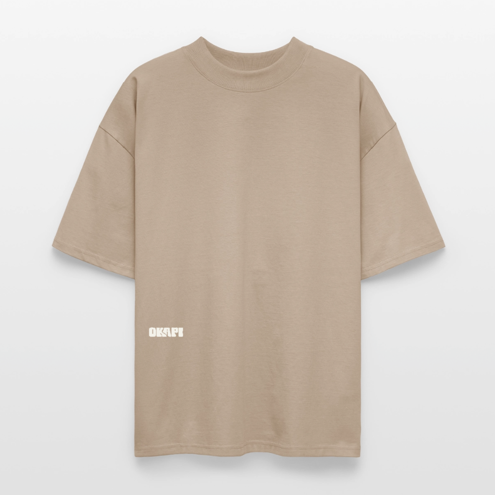 YOUR SOUL* Oversized Unisex Organic Shirt - stone