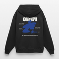 QF_BRAINS Oversized Unisex Hoodie - black