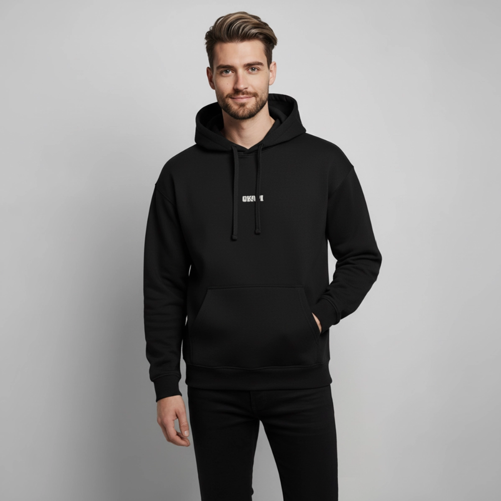 NATURE:WILL:FIGURE:IT:OUT Oversized Unisex Hoodie - black