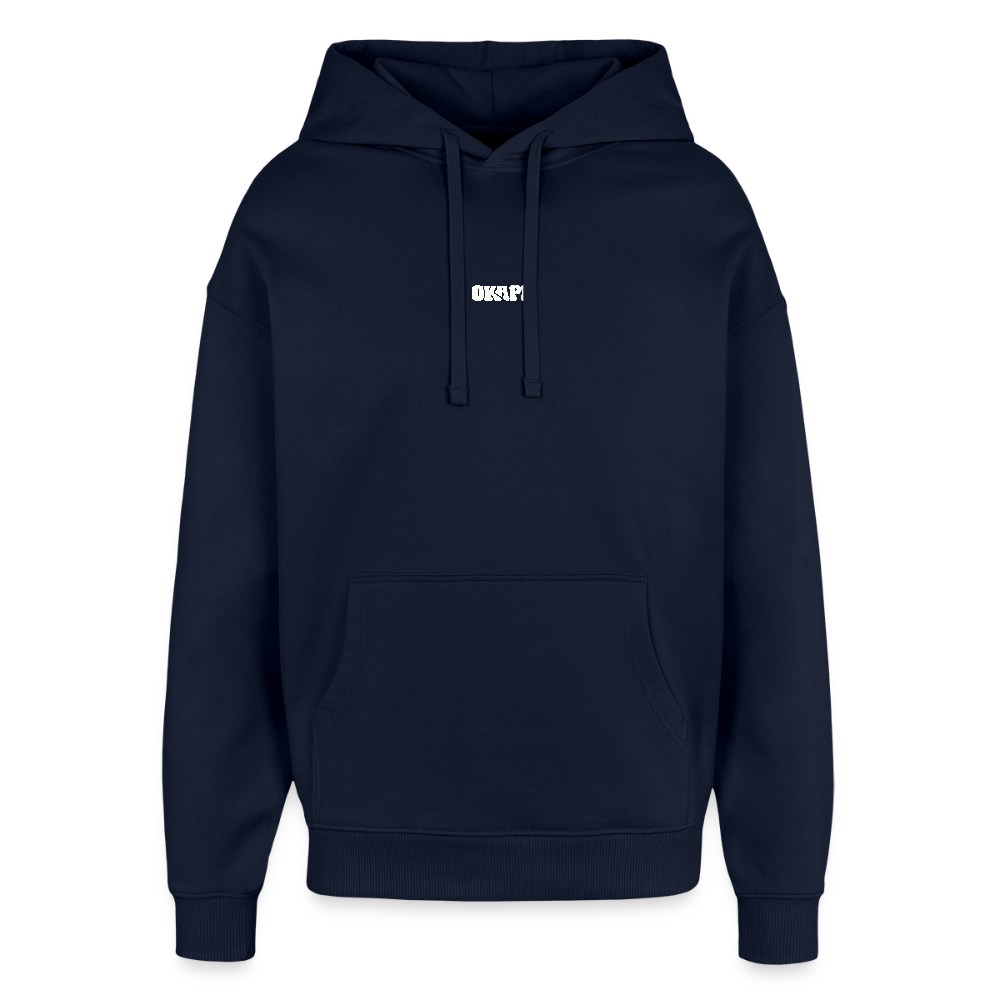 QF_BRAINS Oversized Unisex Hoodie - navy
