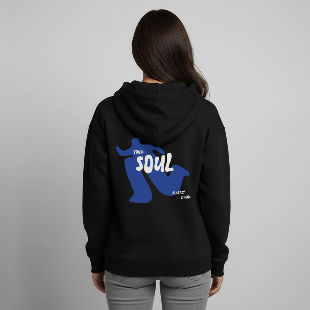 YOURSOUL* Oversized Unisex Hoodie - black