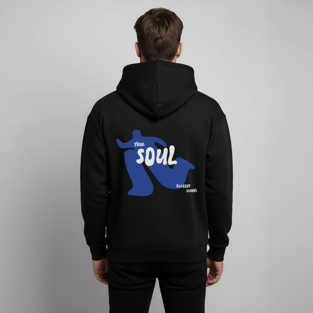 YOURSOUL* Oversized Unisex Hoodie - black