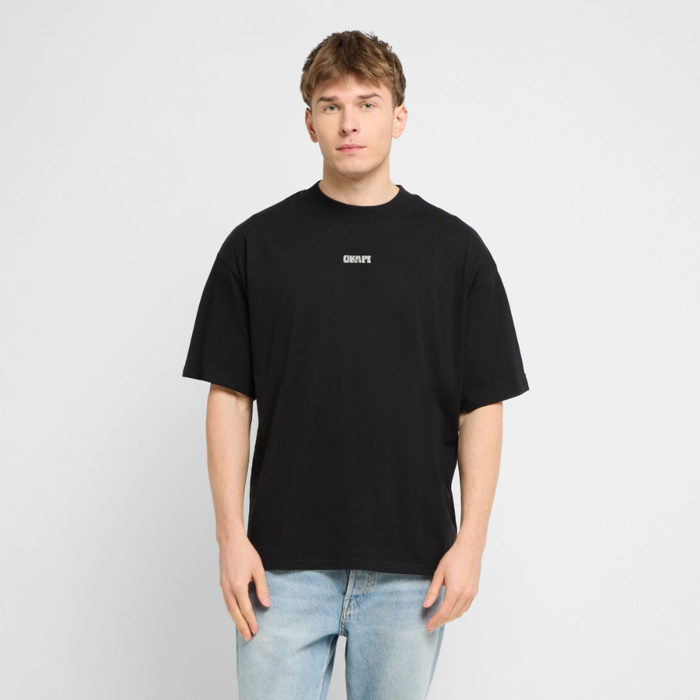 QF_BRAINS Oversized Unisex Organic Shirt - black