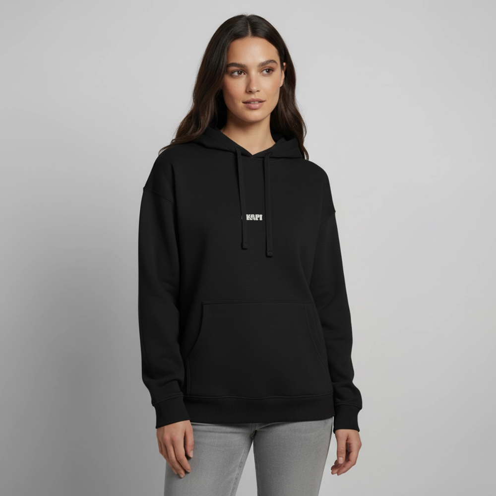 NATURE:WILL:FIGURE:IT:OUT Oversized Unisex Hoodie - black