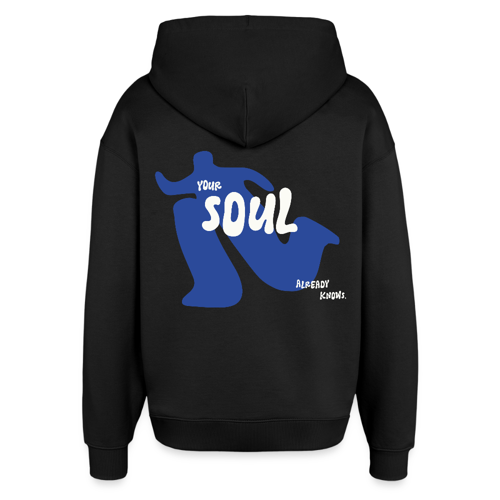 YOURSOUL* Oversized Unisex Hoodie - black