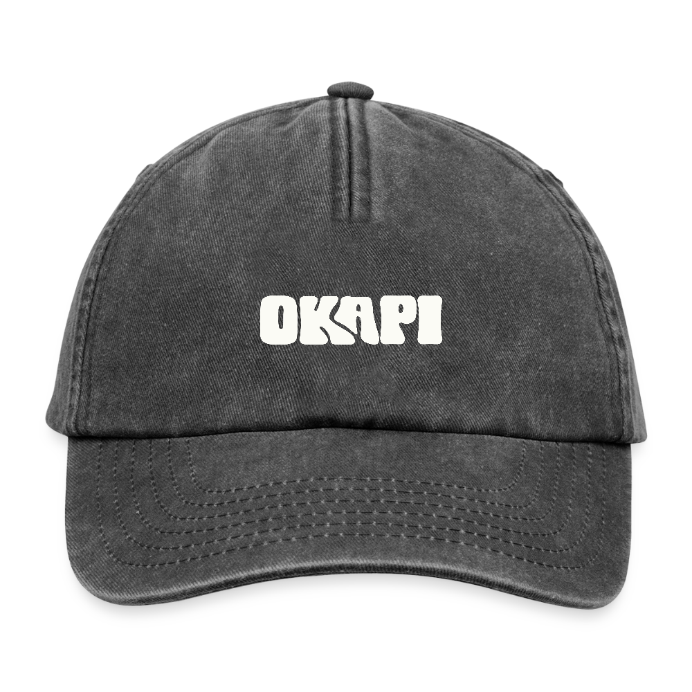OKAPI Relaxed Vintage Cap - vintage black