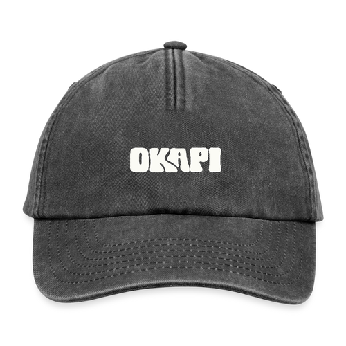 OKAPI Relaxed Vintage Cap - vintage black