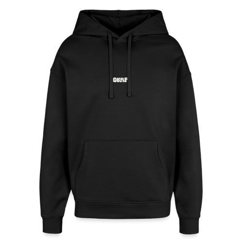 NATURE:WILL:FIGURE:IT:OUT Oversized Unisex Hoodie - black