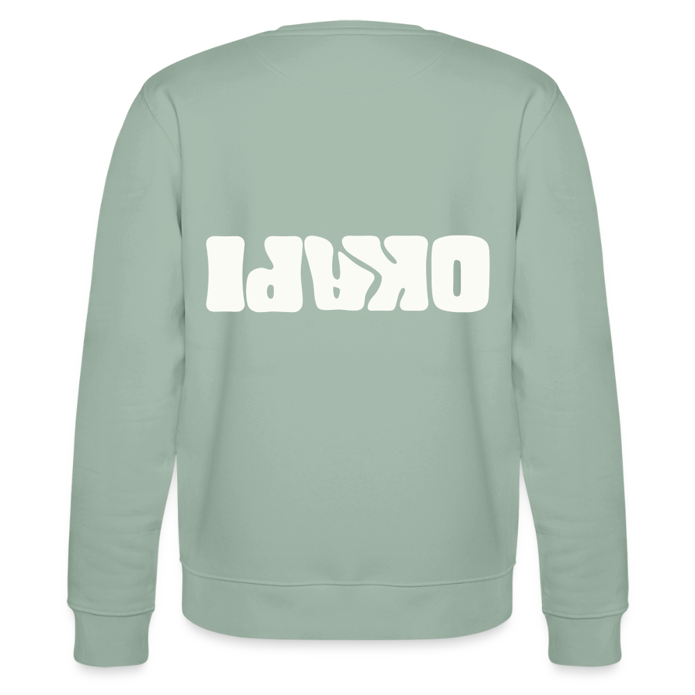 OKAPI ORIGINALS Unisex Bio-Sweatshirt - Helles Graugrün
